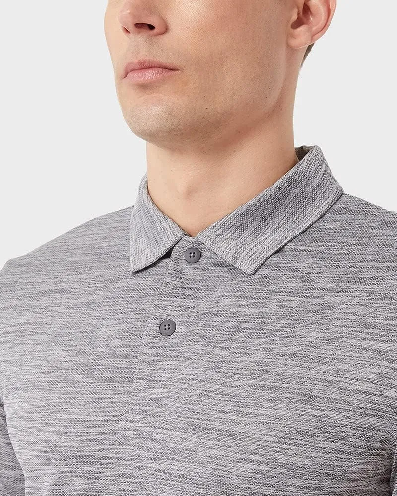 32 Degrees Mens Ultra-Sonic Polo | Slim Fit | Breathable | Moisture Wicking | Anti-Odor | Golf