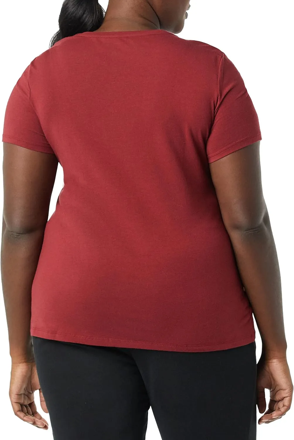 Amazon Essentials Women's Classic-Fit Short-Sleeve V-Neck T-Shirt, Multipacks