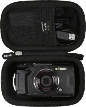 Aproca Portable Hard Storage Case, for OM System Tough TG-7 TG-6 Digital Camera