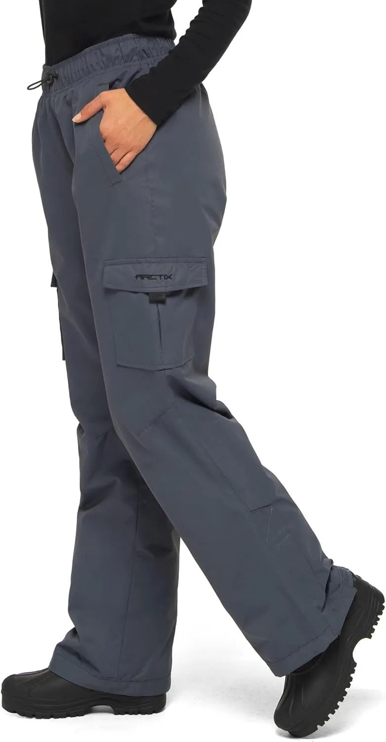 Arctix Women's Lumi Pull Over Fleece Lined Cargo Snow Pants