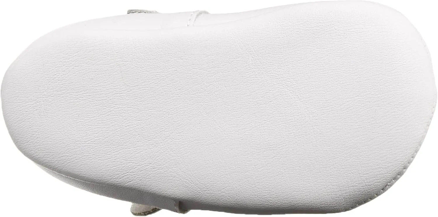 Baby Deer Leather T-Strap Flat (Infant)