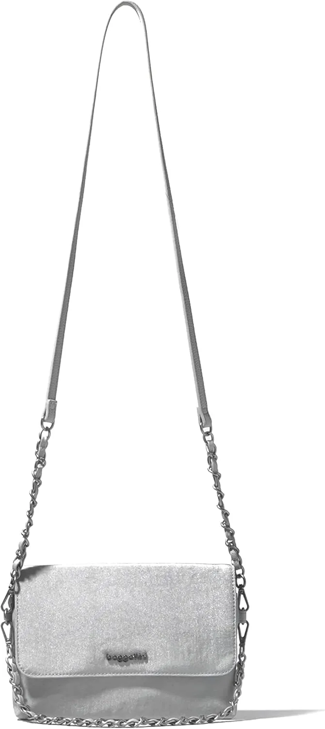 Baggallini Flap Crossbody with Chain