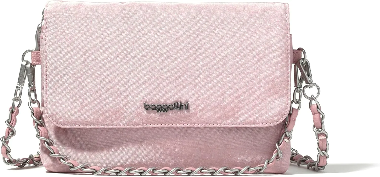 Baggallini Flap Crossbody with Chain