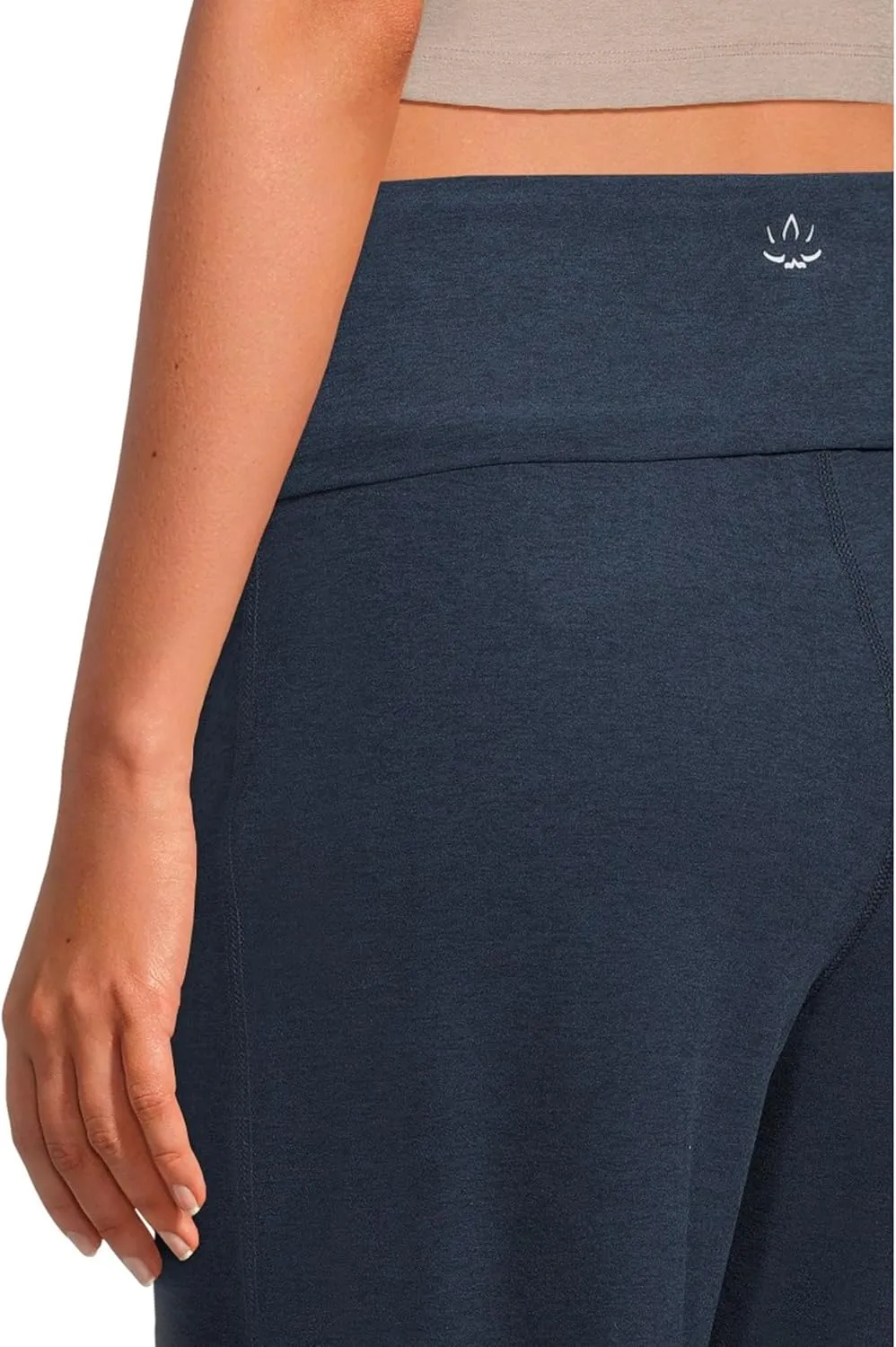 Beyond Yoga Women's Spacedye Foldover Wide Leg Pants