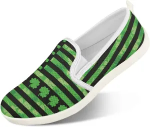 Binienty Women Casual Low Cut Flat Loafer Shoes Slip-On Mesh Sneakers with Rubber Outsole