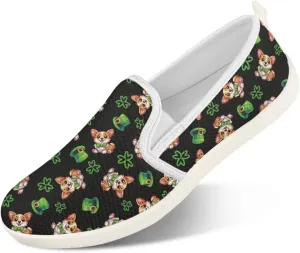 Binienty Women Casual Low Cut Flat Loafer Shoes Slip-On Mesh Sneakers with Rubber Outsole