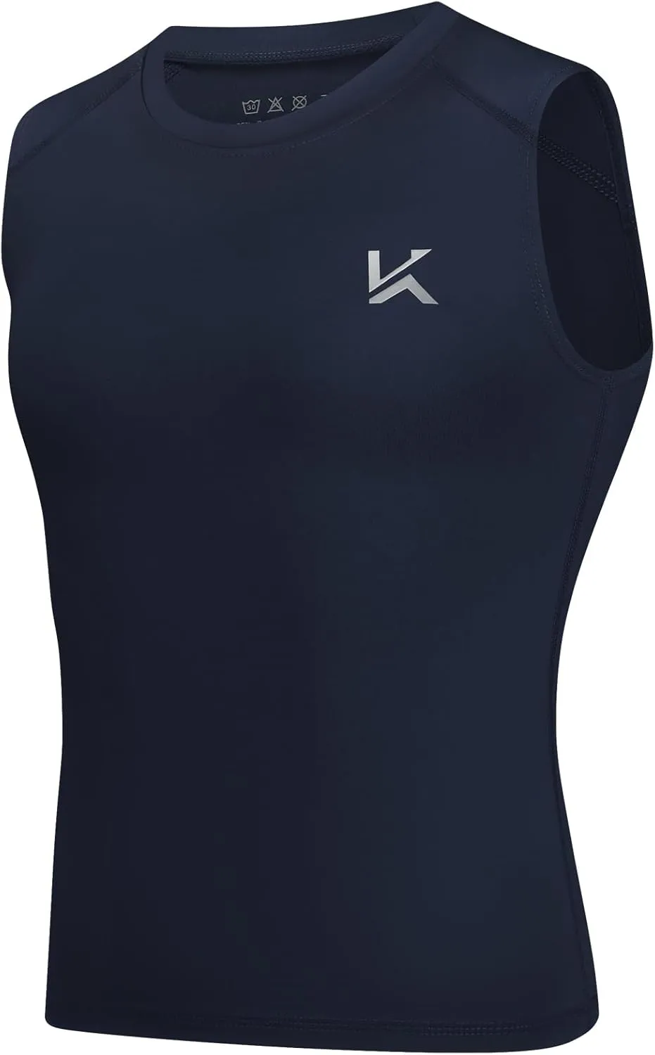 Boys Sleeveless Compression Shirt Qucik Dry Athletic Tank Tops Youth Kids Basketball Football Undershirt Workout