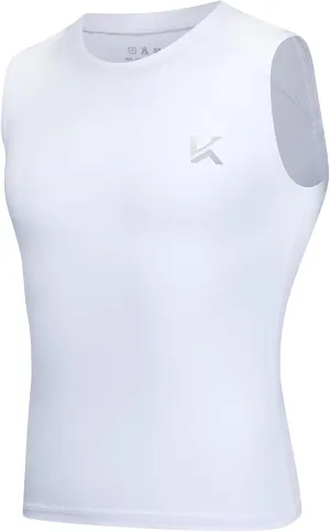 Boys Sleeveless Compression Shirt Qucik Dry Athletic Tank Tops Youth Kids Basketball Football Undershirt Workout