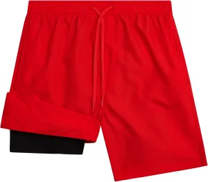 Boys Swim Trunks with Compression Liner Quick Dry Bathing Suit Swim Shorts (Sizes: 8-14)