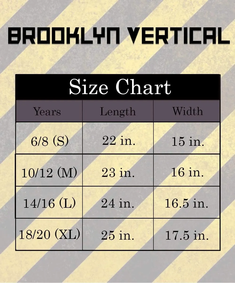 BROOKLYN VERTICAL Boys 5-Pack Quick Dry Moisture Wicking Active Athletic Performance Crewneck T-Shirt