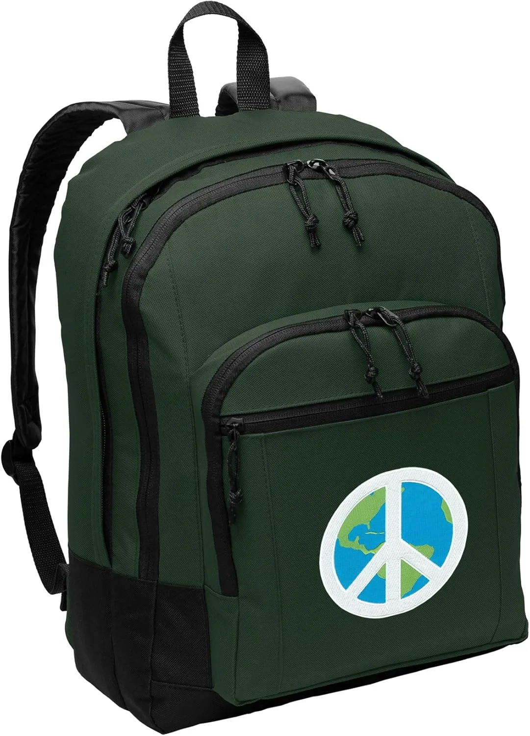Classic Peace Sign Backpack MEDIUM Bag w/Laptop or Tablet Sleeve