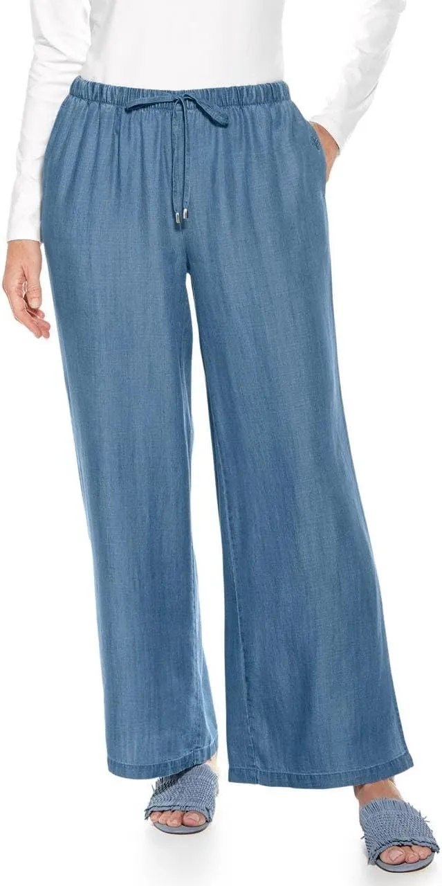 Coolibar UPF 50  Women's Enclave Wide Leg Pants - Sun Protective
