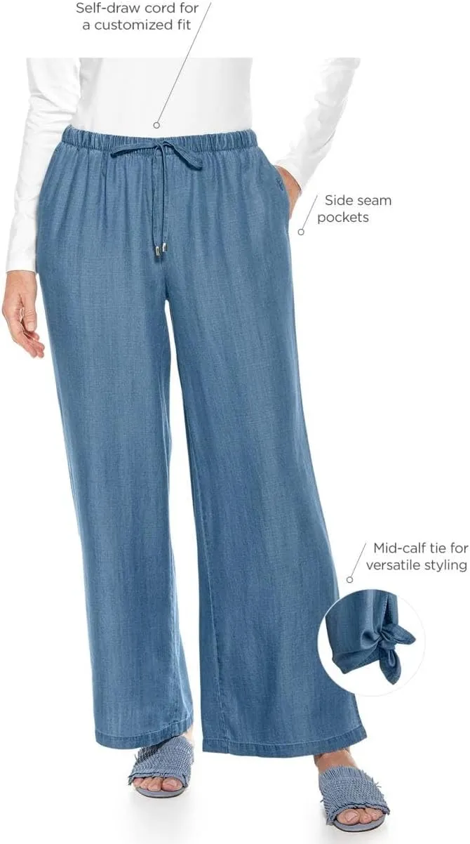 Coolibar UPF 50  Women's Enclave Wide Leg Pants - Sun Protective