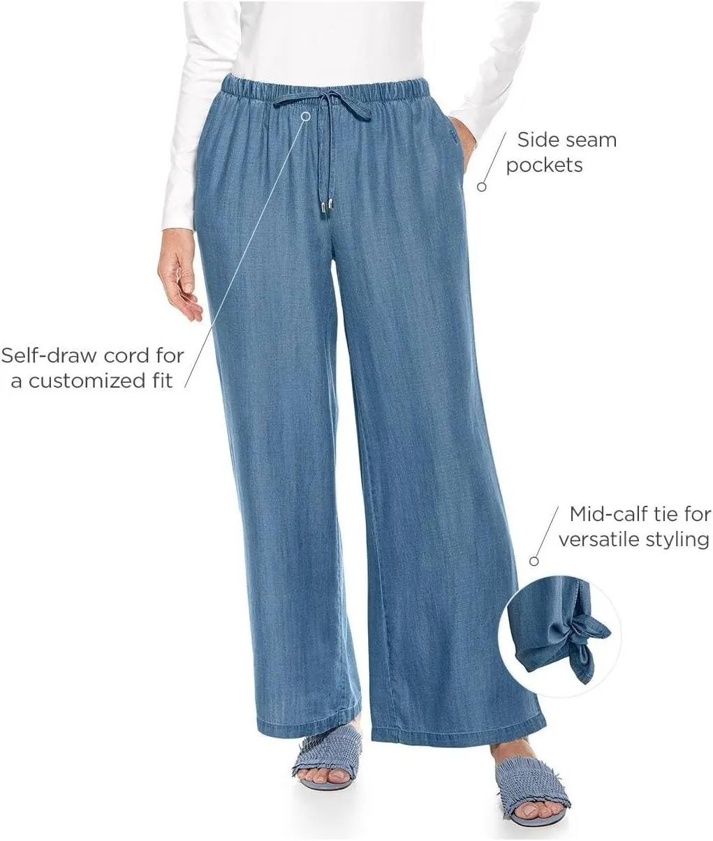 Coolibar UPF 50  Women's Enclave Wide Leg Pants - Sun Protective