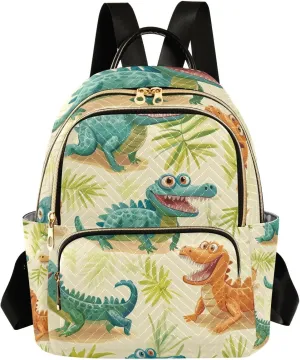 Crocodile Sweet 14 Inch Work Business diaper bag backpack laptop bag for ladies,teen girls