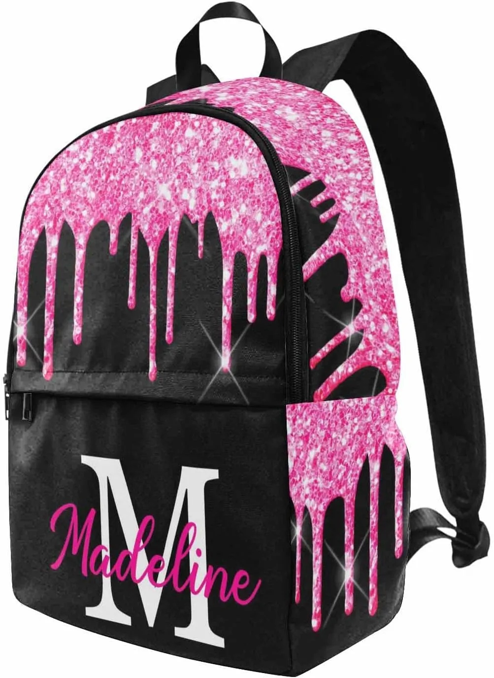 Custom Casual Unisex Daypack Bags Backpack Sunset Whale Sea Ocean Custom Personalized Shoulder Bag Backpack Tote Bag to Sister Brother