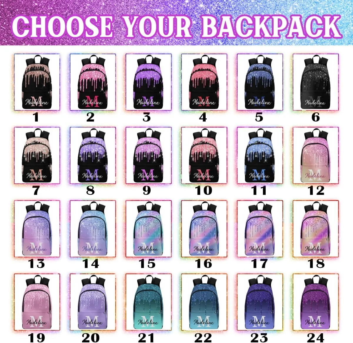 Custom Casual Unisex School Bags Backpack Black And White Dinosaur Waterproof Multifunctional Large Travel Travel Bookbag