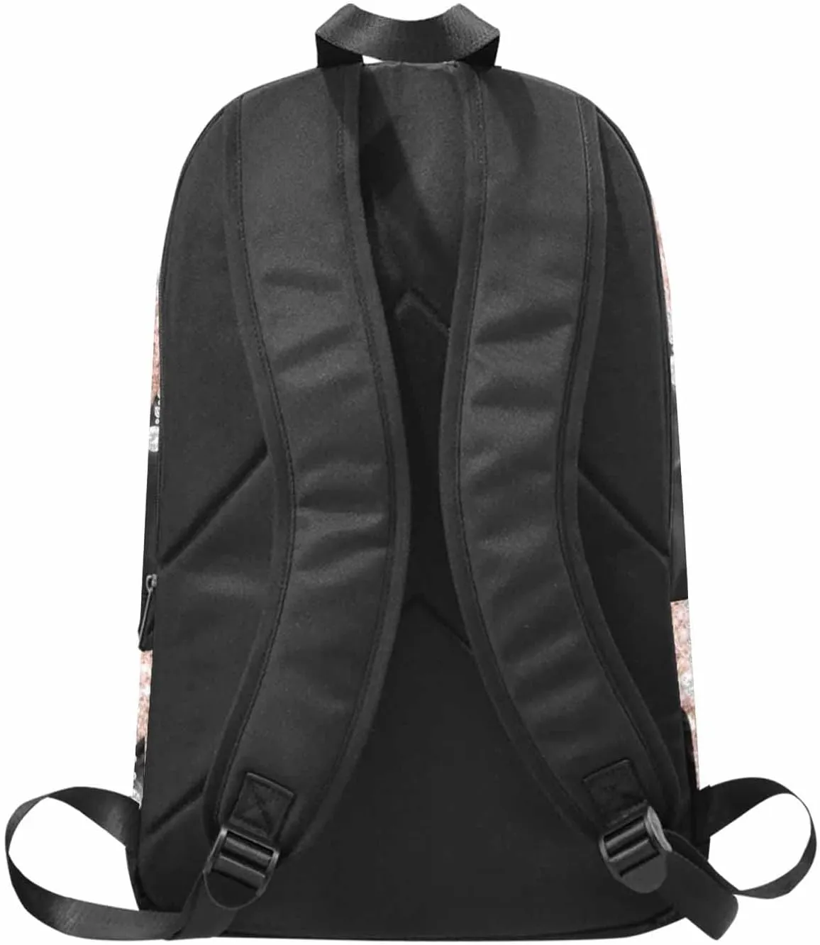 Custom Your Own Laptop Computer Backpack Glitter Drops Multi-Function Computer Bag for Hiking Camping Shopping to Niece from Uncle