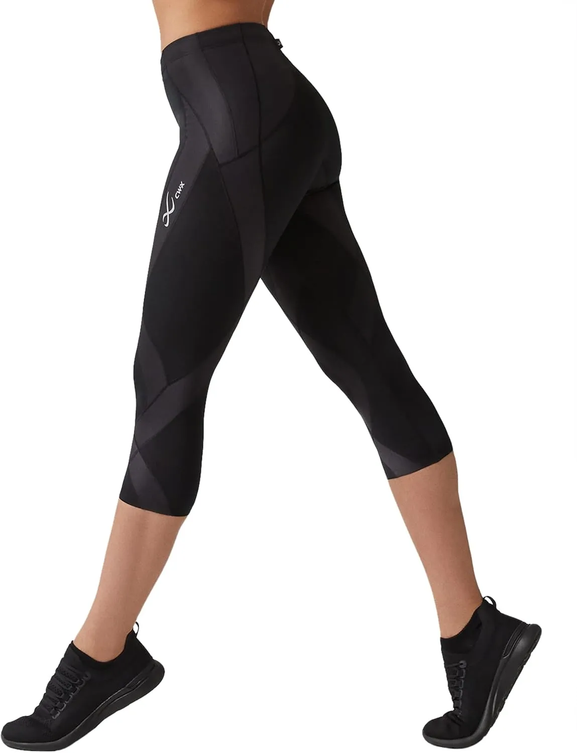 CW-X Women's Endurance Generator Joint and Muscle Support 3/4 Compression Tight, High Performance Capris for Running
