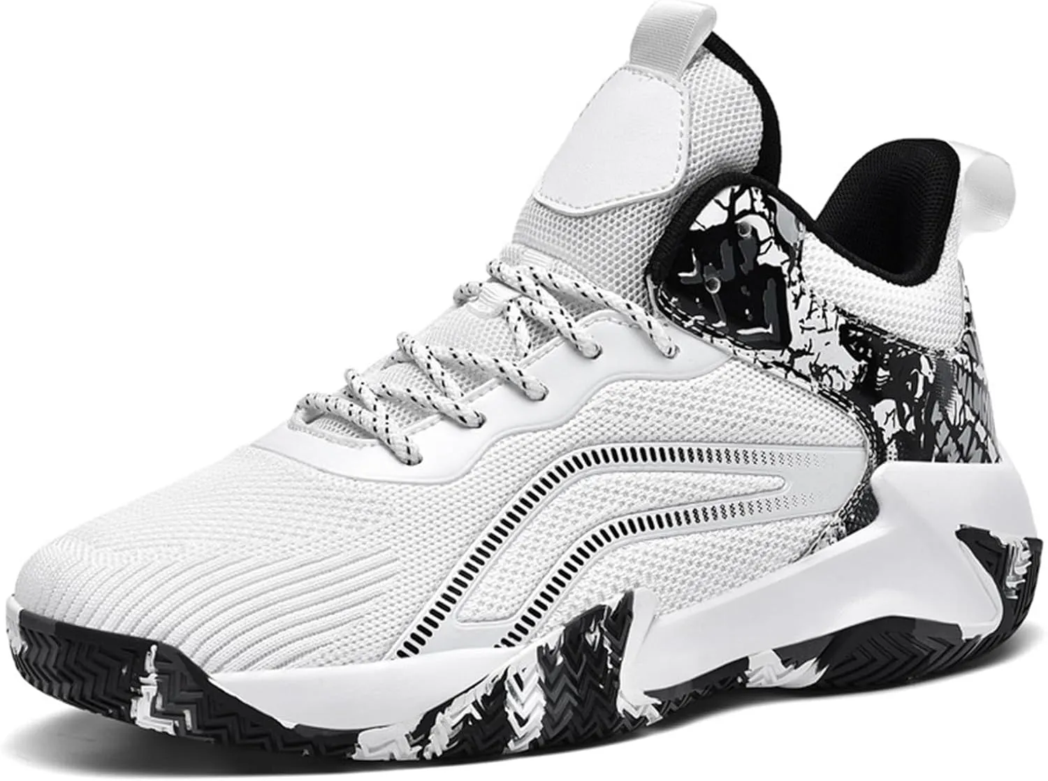 DHAEY Mens Basketball Shoes, Mens Gym Shoes High-Top Sneakers for Women Men Mens Sneakers Mens Sneakers Street Court (Color : C, Size : 9.5 Women/8 Men)