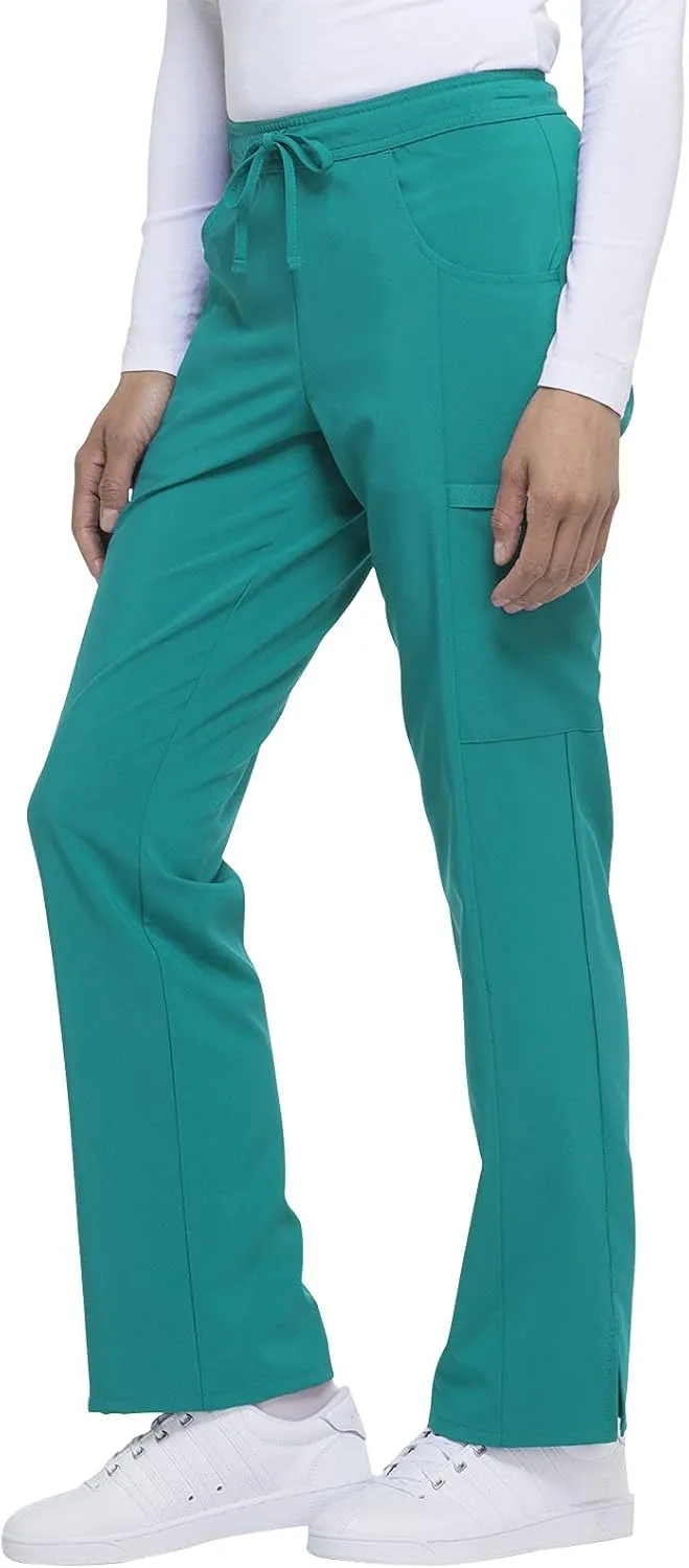 Dickies EDS Essentials Scrubs for Women, Drawstring Cargo Scrub Pants with Four-Way Stretch and Moisture Wicking DK010