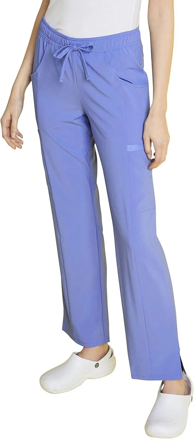 Dickies EDS Essentials Scrubs for Women, Drawstring Cargo Scrub Pants with Four-Way Stretch and Moisture Wicking DK010