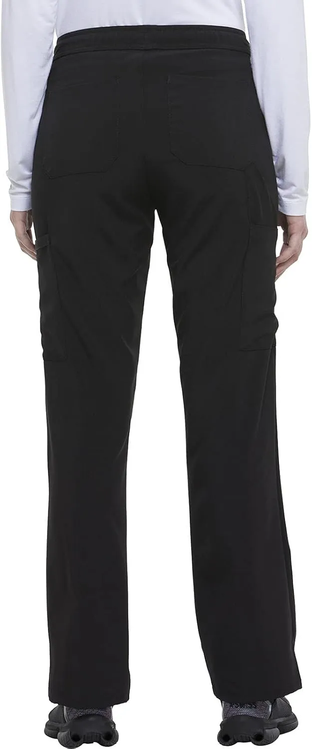 Dickies EDS Essentials Scrubs for Women, Drawstring Cargo Scrub Pants with Four-Way Stretch and Moisture Wicking DK010