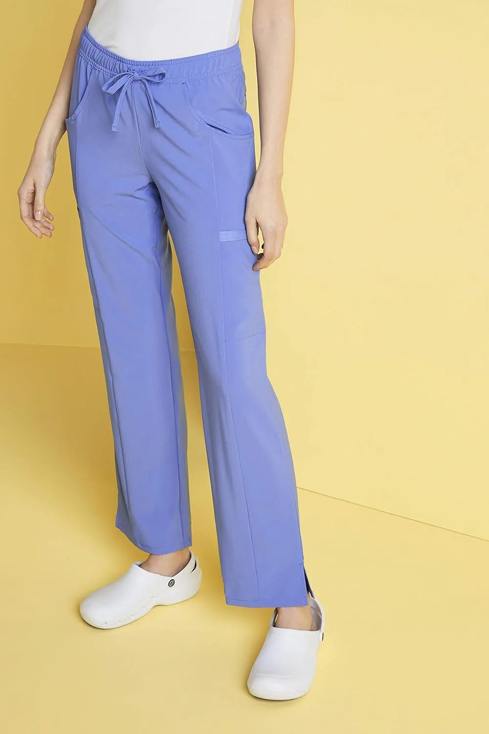 Dickies EDS Essentials Scrubs for Women, Drawstring Cargo Scrub Pants with Four-Way Stretch and Moisture Wicking DK010
