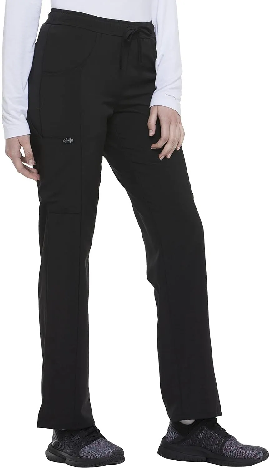 Dickies EDS Essentials Scrubs for Women, Drawstring Cargo Scrub Pants with Four-Way Stretch and Moisture Wicking DK010