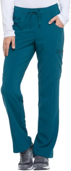 Dickies EDS Essentials Scrubs for Women, Drawstring Cargo Scrub Pants with Four-Way Stretch and Moisture Wicking DK010
