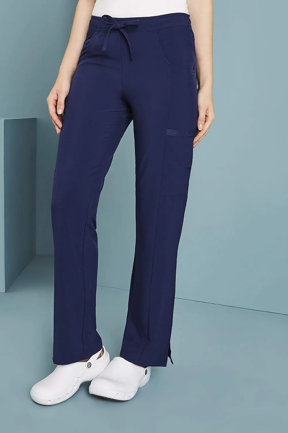 Dickies EDS Essentials Scrubs for Women, Drawstring Cargo Scrub Pants with Four-Way Stretch and Moisture Wicking DK010