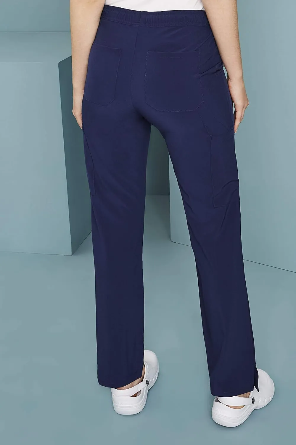 Dickies EDS Essentials Scrubs for Women, Drawstring Cargo Scrub Pants with Four-Way Stretch and Moisture Wicking DK010