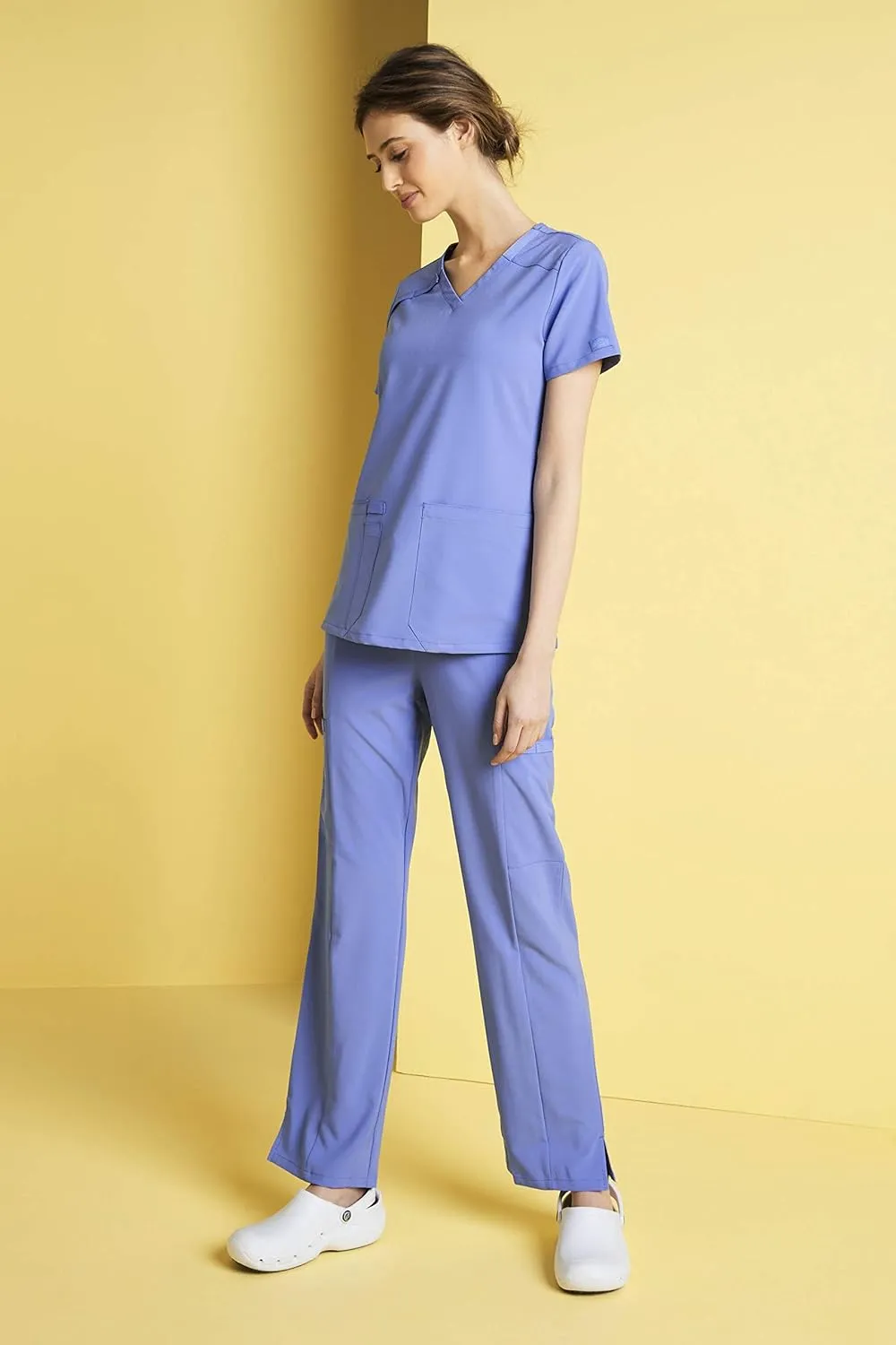 Dickies EDS Essentials Scrubs for Women, Drawstring Cargo Scrub Pants with Four-Way Stretch and Moisture Wicking DK010