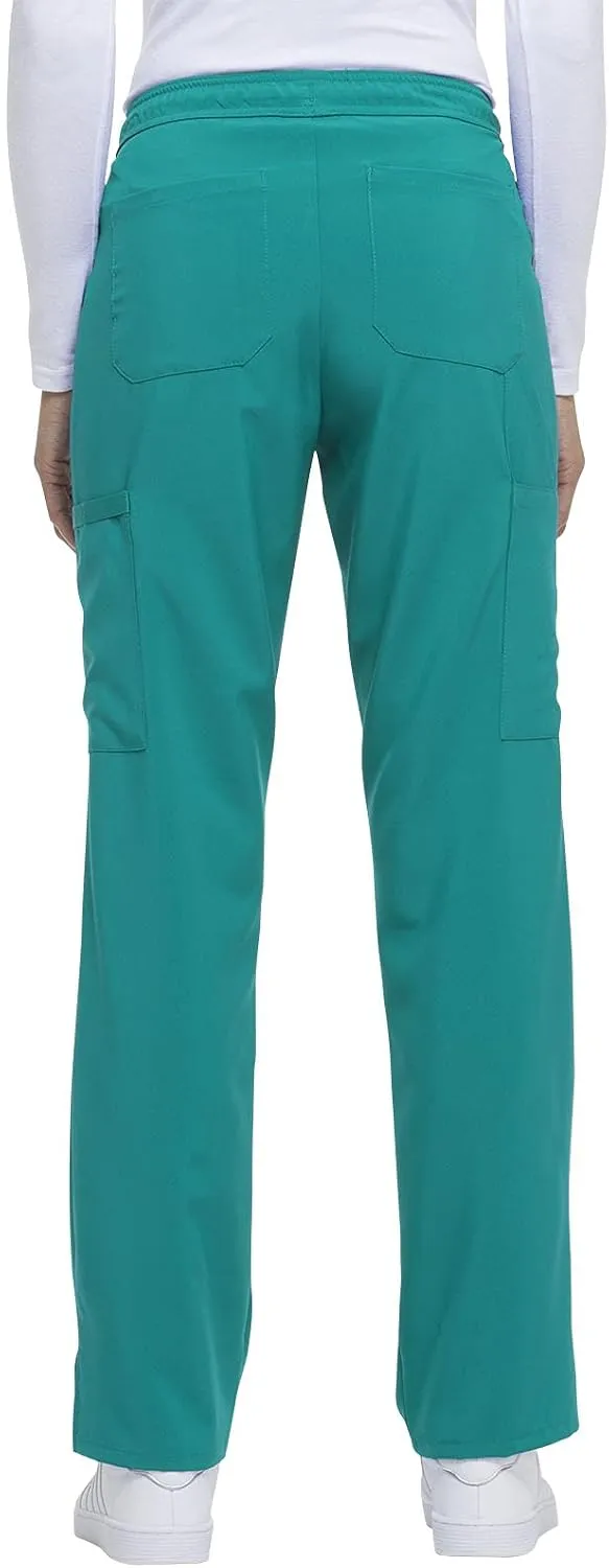 Dickies EDS Essentials Scrubs for Women, Drawstring Cargo Scrub Pants with Four-Way Stretch and Moisture Wicking DK010