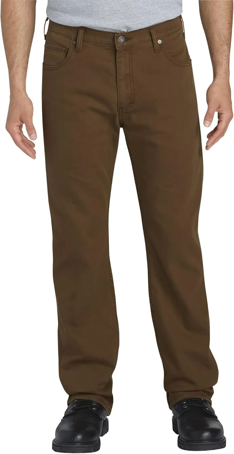 Dickies Men's Tough Max Duck 5-Pocket Pant, Stonewashed Timber, 38 30