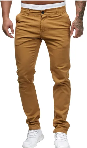 Dudubaby Baggy Pants for Men Men's Sports Casual Jogging Trousers Lightweight Hiking Work Pants Outdoor Pant