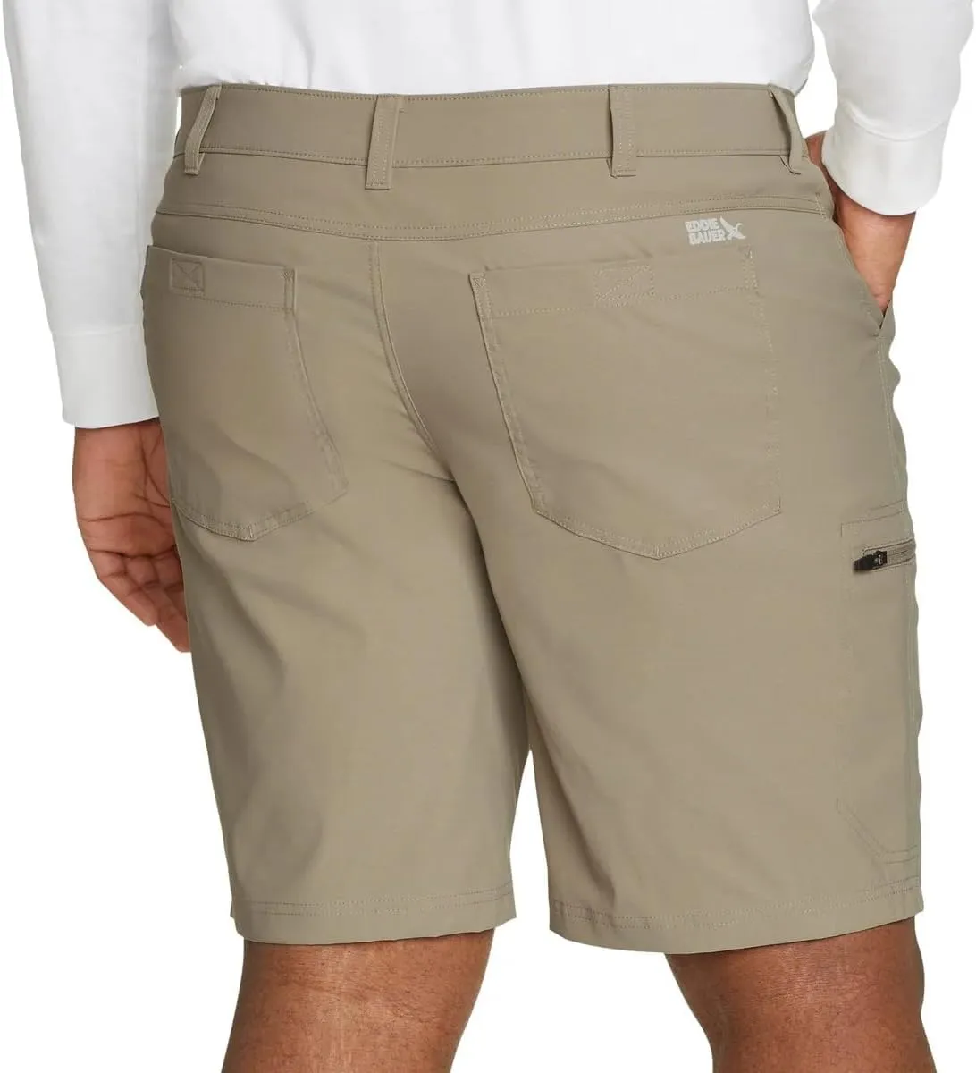 Eddie Bauer Mens UPF 50  Classic Fit Stretch Lightweight Tech Short