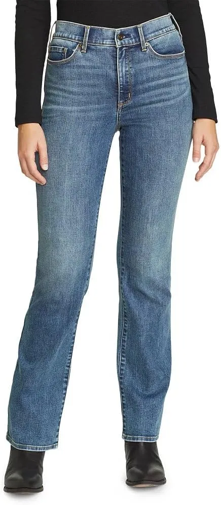 Eddie Bauer Women's Voyager High-Rise Bootcut Jeans - Classic Fit