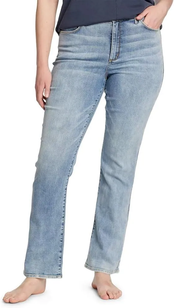 Eddie Bauer Women's Voyager High-Rise Bootcut Jeans - Classic Fit