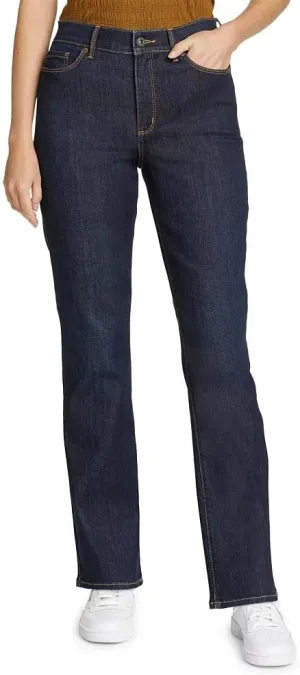 Eddie Bauer Women's Voyager High-Rise Bootcut Jeans - Classic Fit