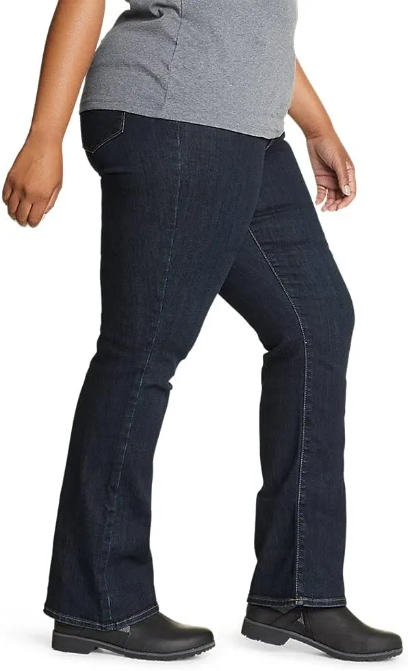 Eddie Bauer Women's Voyager High-Rise Bootcut Jeans - Classic Fit