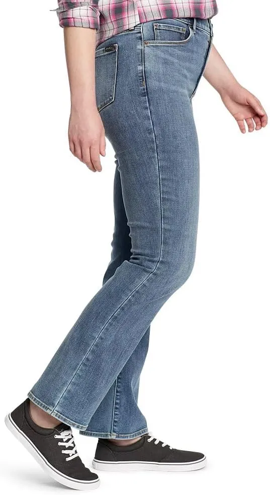 Eddie Bauer Women's Voyager High-Rise Bootcut Jeans - Classic Fit