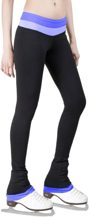 Figure Skating Pants with 2-Tones Waistband
