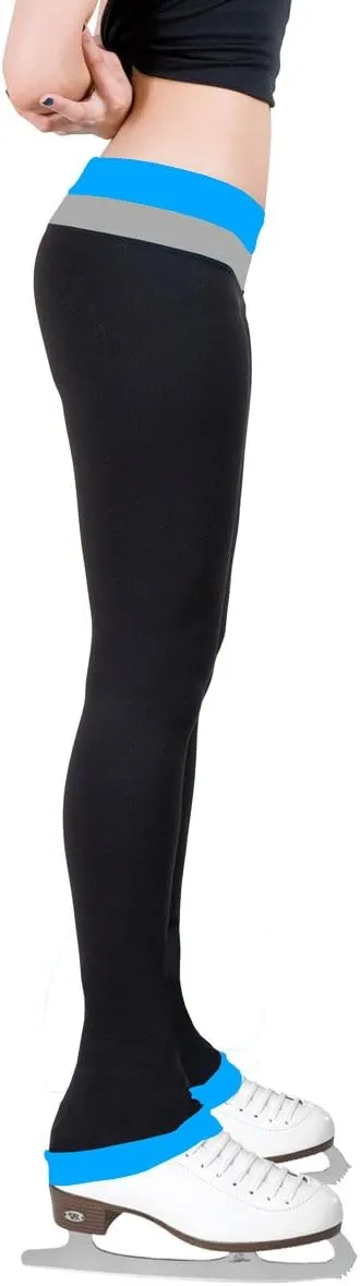 Figure Skating Pants with 2-Tones Waistband
