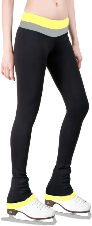 Figure Skating Pants with 2-Tones Waistband