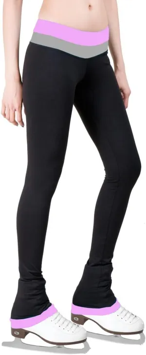 Figure Skating Pants with 2-Tones Waistband
