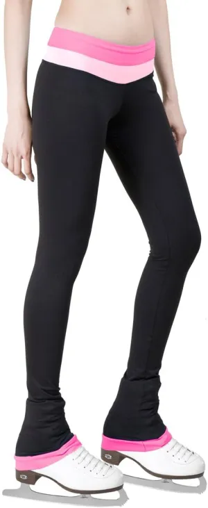 Figure Skating Pants with 2-Tones Waistband