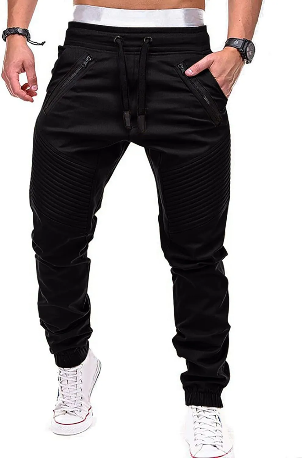 Fleece Pants for Men Sports Casual Jogging Trousers Lightweight Hiking Work Pants Outdoor Pant