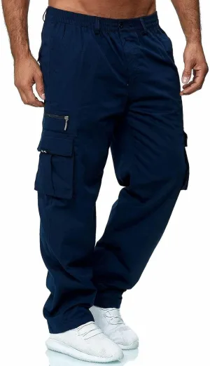 GOFULY Mens Cargo Pants with Pockets Baggy Pants Slim Fit Stretch Special Occasions Sweatpants Baggy Outdoor Pants Casual