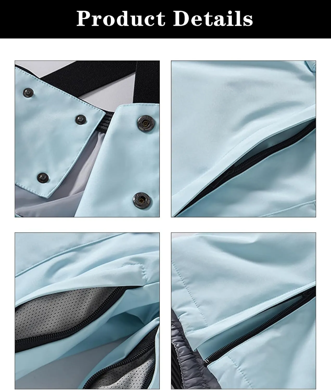 GS SNOWING Women's Snow Ski Pants Winter WarmWaterproof Insulated Snowboard Pants Bibs Detachable Suspender